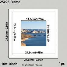 1pc/3pcs/Set 30x30/25x25/20x20cm Multicolor Photo Frames, Exquisite Large Picture Frames For Wall, Portrait Frame For Photo Wall, Picture Frames Collage Wall Decor, Fit 12x12/10x10/8x8-In Pictures, Black/White/Wood Grain/Gold, Classic(No Photo Paper) - Multicolor - View 16