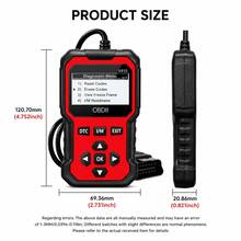 Enhanced Universal OBD II Scanner Car Engine Fault Code Reader CAN Diagnostic Scan Tool, Can Read And Clear Error Codes For Models From 1996 - V410 - View 3
