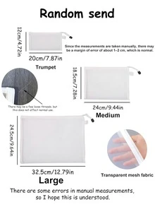 Transparent Mesh Zipper File Bag Organizer (3 Sizes), Waterproof Folder, Plastic Makeup Bag, Multi-Function File Organizer With White Edge, School Office Supplies Pencil Case Storage, Back To School Essential, File Organizer Gift Set, Suitable For Puzzles, Board Games, Multi-Function Travel Bag And Office Supplies (White),Back To School Season - Transparent Mesh File Bag - View 3