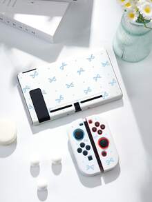 Protective Case Compatible With Switch 2 (2025), Blue Polka Dot Bow Pattern Protective Case, Compatible With Switch 2/Switch NS/Switch OLED/Lite, Switch Game Console Accessories, Full Set, Storage Bag, Card Slot Dock Shell, Best Gift Compatible With Switch Players - Multicolor - View 16