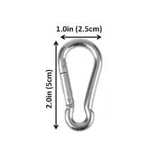 4/8/16/32pcs Gourd-Shaped Mini Spring Carabiner DIY Bag Key Chain Outdoor Multi-Function Hook Accessories - 3G Carabiner - View 8