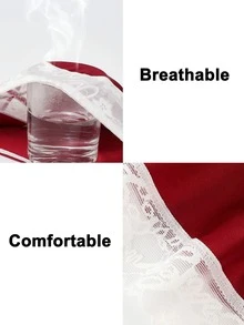 XGDFAY 5pcs Women's Lace Patchwork Mid-Waist Triangle Panties, Bow Ribbon, Breathable Soft Elastic, Comfortable Daily Wear, Suitable For Office - Multicolor - View 4