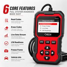 Enhanced Universal OBD II Scanner Car Engine Fault Code Reader CAN Diagnostic Scan Tool, Can Read And Clear Error Codes For Models From 1996 - V410 - View 2