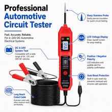 LED Display USB Powered Car Circuit Tester - Comprehensive Diagnostic Tool, Non-Wireless Operation, ≤36V Compatibility - Essential For Car Maintenance - CT03 - View 6