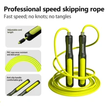MOGOLD Professional Fitness Speed Jump Rope With Bearings, Adult Fat Burning Indoor Aerobic Workout Equipment - T105 - View 7
