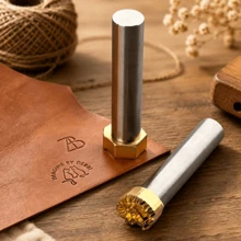 Custom Leather Stamp With Steel Rod, Custom Personalized Leather Branding Iron, Custom Leather Branding Iron, Custom Leather Stamp - Multicolor - View 4