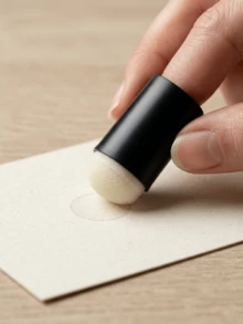 10pcs Handmade Finger Sponge Stamp Pens, Suitable For Finger Painting, Card Making, Stamping, Coloring And Art Projects, Perfect For Children And Teachers Back To School Supplies - Black - View 2