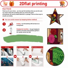 1pc 2D Flat Banner Day Of The Dead Themed Vintage Decorative Backdrop, Suitable For Mexican Festival Decoration, Home Party Background, Altar Arrangement, Photography Backdrop Wall, Indoor And Outdoor Holiday Atmosphere Creation, Polyester Material, Day Of The Dead Decoration, Halloween Decoration Supplies - A - View 10