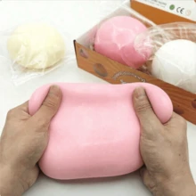 1pc 10cm Extra Large Fluid Cheese Ball Stress Relief Giant Fluid Ball Daifuku Squeeze Toy, Large Slow Rebound Stress Relief Toy, Mud-Like Daifuku Squeeze Toy, Surprise Gift, Birthday Gift, Easter Gift, Perfect Gift, Gift Toy - Multicolor - View 6