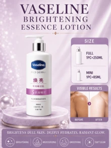 Vaseline 凡士林 菸鹼醯胺亮白身體乳液 85/250ml，針對暗沉肌膚，快速修復肌膚屏障，有效美白，減少泛黃，日常使用 - #3 菸鹼醯胺身體乳-針對暗沉肌膚 - 查看 1