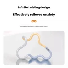 Tangle Twisting Clouds Series: Stress Relief Toys, ADHD Concentration Training Finger Toys, Perfect Holiday Gifts - Multicolor - View 5