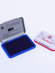 Square Ink Pad, Quick-Drying Water-Based Ink, For Stamps, Stamp Pads, Suitable For Students, Teachers, Accountants, Financial Personnel, Stamping, Fingerprints, Back To School, Learning Supplies, Office Supplies - Multicolor - View 5