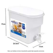 [Set Of 2/3 Units]Refrigerator Cold Water Container With Tap, For Storing Watermelon Juice, Orange Juice, Lemonade, Iced Tea, Perfect For Cooling In The Kitchen, Drinking At Parties And Sharing At Picnics, All In One Container - View 7