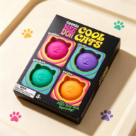 1pc Cat-Shaped Soft Rubber Stress Relief Squeeze Toy, High-Quality Soft And Resilient Material, Durable To Squeezing And Pulling, Resistant To Deformation, Fine Craftsmanship With Smooth Surface And No Burrs, For Hands, Soft Rubber Material With No Odor, Quick Recovery To Original Shape After Repeated Squeezing And Pulling, Durable Stress Relief And Emotional Release Tool For Office And Home Use