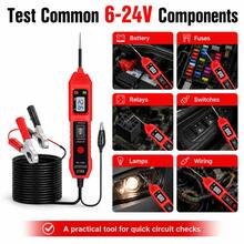 LED Display USB Powered Car Circuit Tester - Comprehensive Diagnostic Tool, Non-Wireless Operation, ≤36V Compatibility - Essential For Car Maintenance - CT03 - View 7