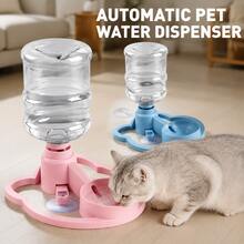 1 buah Air Mancur Minum Otomatis untuk Kucing, Mangkuk Air Portabel yang Dapat Dilepas untuk Perjalanan, Kompatibel dengan Berbagai Mulut Botol, Dispenser Air Aliran Gravitasi Tanpa Filter dan Tanpa Listrik untuk Kucing dan Anjing Kecil - Berbagai ukuran - View 3