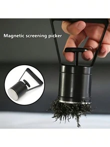 Pull-Type Magnetic Sifter & Picker, Steel Needle Separator, Suitable For Workshop, Construction Site, Machine Tool Iron Filings Cleaning, Magnetic Sweeper - A - View 2