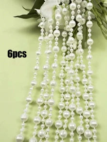 1/3/6pcs Shiny Beaded Decorative Rope, Suitable For Door Curtains, Partition Curtains, Window Sill Decor, Restaurant Decor, Back To School, Birthday Party, Holiday Party, Wedding And Holiday Gifts - Multicolor - View 10