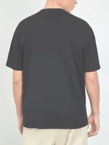 KING CAT  ROCKABILLY TEE T SHIRT Mens L Black - 黑色 - 查看 2
