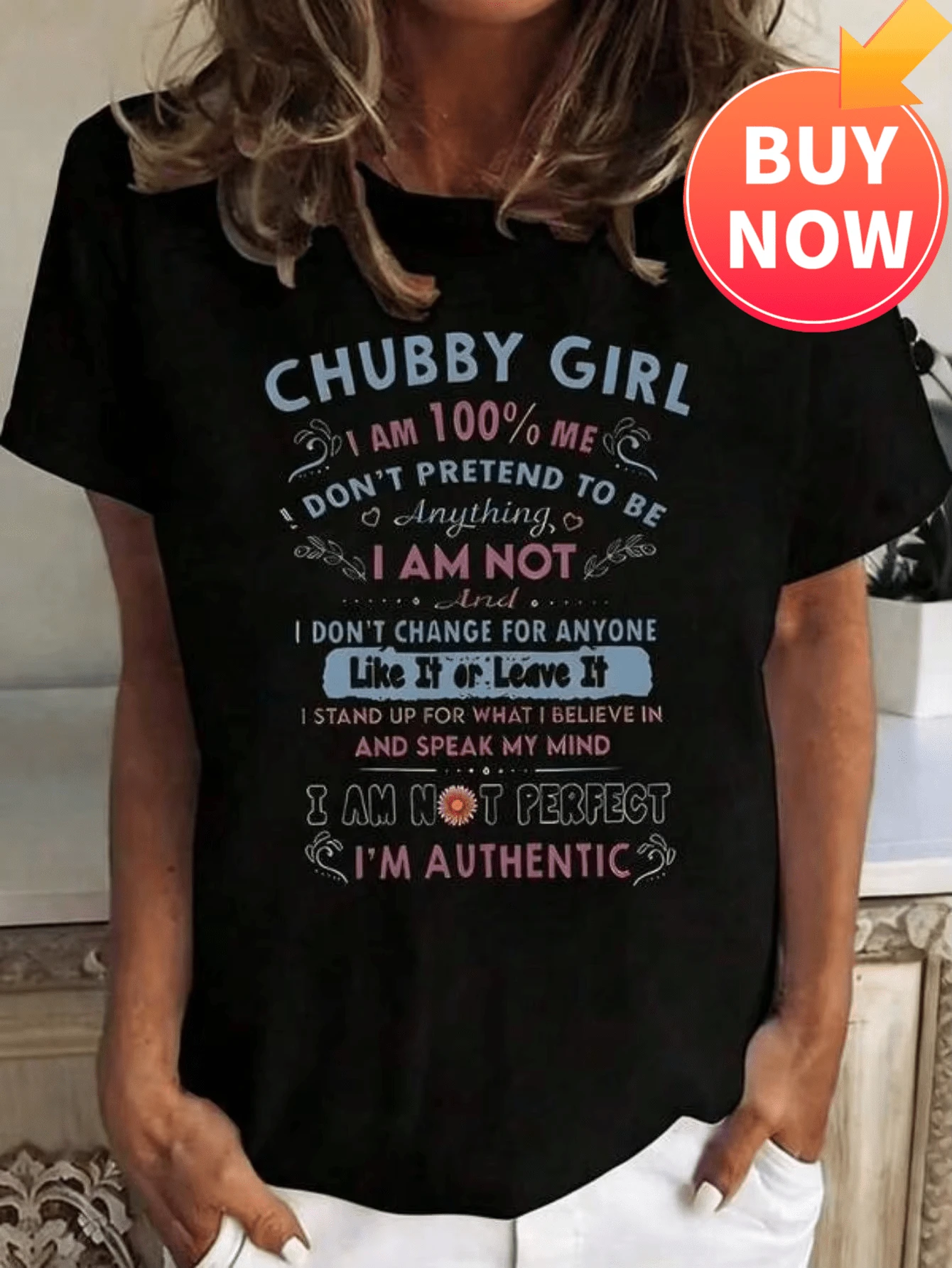 Retro Bowling-Kegel-Muster Lässig T-Shirt Unisex mit kurzen Ärmeln - Schwarz - Übersicht 1