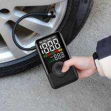 Carsun Portable Air Compressor Tire Inflator, 150PSI, 3X Faster Inflation, Smart Auto-Off Bicycle Pump, Dual Digital Display, Suitable For Car, Bicycle, Motorcycle, Air Mattress - Black Upgraded Wireless Version - View 2