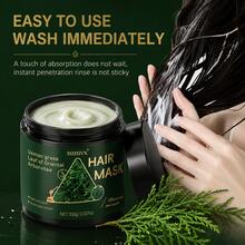 SUMVX Usman Herbal Cypress Hair Mask, Contains Natural Plant Extracts, Deep Cleansing, Easy-Rinse Foam, Quickly Removes Impurities And Oil, Suitable For All - 100g/3.527oz - View 6
