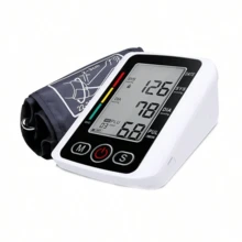 Automatic Upper Arm Blood Pressure Monitor, Digital BP Machine With Large LCD Display, Adjustable Cuff, One Touch Accurate Reading, Dual User Memory Blood Pressure Monitor For Home Use, Health Care Gift For Parents, Family & Seniors - ALPS-GRAY - View 12