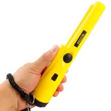 Detector De Metais Portátil Tipo Pointer com Gancho e Capa - Amarelo - Visão 2