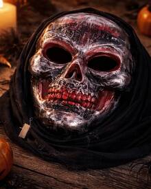 Party Masks - Gümüş Kafatası - Görünüm 3
