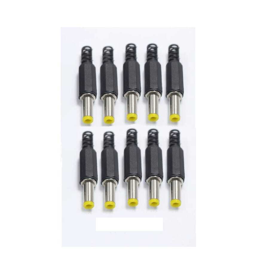 conector de  alimentação dc linha de soldagem plugue macho - 5.5x2.5mm - Visão 1