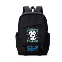 Conjunto de mochila escolar con patrón de cachorro, mochila escolar duradera e impermeable, incluye bolsa de almuerzo y estuche para lápices, mochila con estampado de perro de dibujos animados lindo, adecuada para la escuela y viajes, útiles escolares - Multicolor - Ver 8