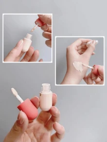 4pcs/10pcs 5ml Plastic Lip Gloss Tubes, Mini Travel Bottles For Foundation, Concealer And Lipstick, Lip Balm Containers, Suitable For Makeup Samples And Travel Toiletries Storage - Multicolor - View 4