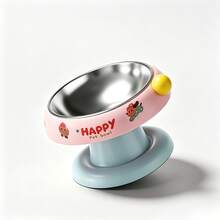 Cat Bowl Cat Food Bowl Stainless Steel Dog Dinnerware Non-Slip Anti-Tip Neck Protection Pet Bowl - 300ml - View 9