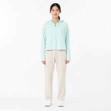 LI-NING 女款轻便连帽夹克 - 防风透气户外运动夹克 AFDV286 AFDVK54 - 雲瓷藍 - 查看 2