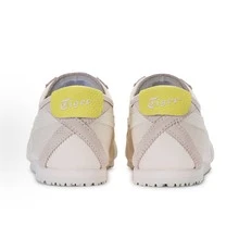 Asics Authentic Onitsuka Tiger Mexico 66 Leather Sneakers - White/Blue/Red Classic Low-Top | Premium Japanese Heritage Footwear | Slim-Profile Lightweight Trainers - 粉紅色 黃色 - 查看 6