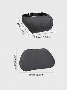 Premium Breathable Perforated Car Neck Pillow & Lumbar Support, Comfortable Car Seat Headrest Cushion, All-Season Car Seat Neck & Back Support Pad, High-End Car Interior Accessory - A - View 10