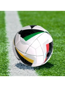 1pc No. 2 Pentagram Style Football, A Durable Football For Outdoor Training And Recreation, Backyard, Park And Beach Kicking - Multicolor - View 5