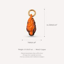 1pc Colorful Mushroom Pendant, Exquisite Iridescent Fairy Tale Style, 14k Gold Plated, Copper Material, Suitable For DIY Charm Bracelet Pendant, Necklace Pendant, Women's Jewelry - Multicolor - View 13