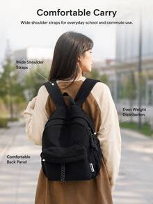 Ransel Sekolah Warna Polos, Tas Pelajar Kapasitas Besar untuk Remaja, Siswa, dan Lulusan, Cocok untuk Perjalanan Harian, Jalan-jalan, Bepergian, Sekolah, dan Musim Kembali ke Sekolah, Serbaguna untuk Bisnis, Perjalanan, dan Penggunaan Kampus, dengan Kompartemen Laptop. Tidak Perlu Bagasi. Desain Bukaan Penuh 180 Derajat untuk Penyimpanan Mudah Sepatu, Perlengkapan Mandi, dan Barang Kecil Lainnya, Tersedia dalam Berbagai Warna. - MultiWarna - View 2