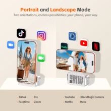 COMITOK ARCO Biner 磁吸手機相機手柄 可拆卸多功能遙控 人體工學握把 相容 iPhone 17 iOS17/18/26 附 1/4" 螺絲可安裝三腳架 適用自拍攝影與 Vlog 拍攝 - 查看 8