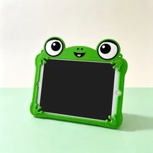 1pc Cute Frog Silicone Protective Case Compatible With Ipad 11 (A16), 7/8/9, 2022 Apple Air 5/4/3, 9th Gen 10.2, Pro 11, 2024 Mini 7, New Air 6, A7/8/9 - Green - View 5