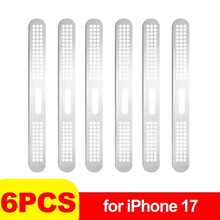 2/6片金屬防塵網貼，適用於 iPhone 16 Pro 15 14 13 12 系列耳機揚聲器孔，防塵網保護膜，適用於 iPhone 17 - 彩色 - 查看 10