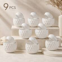 1/3/6pcs Golf Ball Shaped Glass Cups With Lids, Fun Sports Themed Gift For Men, Reusable, Shatter-Resistant, 1.5oz Capacity Each, Suitable For Travel, Holidays, Golf Enthusiasts And Outdoor Camping - Multicolor - View 16