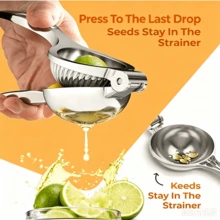 Alat Pemeras Jeruk Manual Tugas Berat, Paduan Seng Premium, Pemeras Jeruk Tangan Ukuran Besar untuk Lemon, Jeruk, dan Limau - model - View 3
