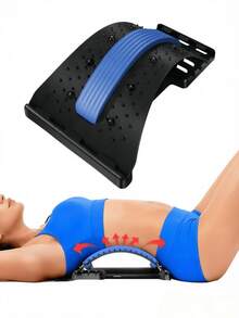 1pc Back Stretching And Waist Support Device, Suitable For Home, Office And Gym Use, Helps Relieve Pain For People With Herniated Disc, Sciatica, Scoliosis And Lower Back Discomfort - Multicolor - View 10
