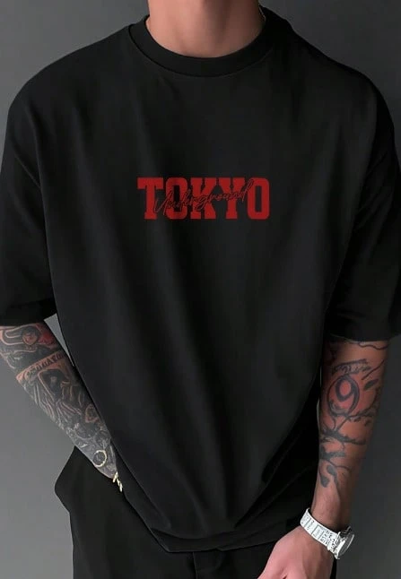 Men T-Shirts - Black - View 1