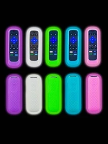 1pc Remote Control Storage Sleeve With Lanyard | Anti-Loss Design, Convenient Access For Living Room Sofa | Minimalist Non-Slip Remote Protector | Textured Surface For Enhanced Grip - With Lanyard - View 11