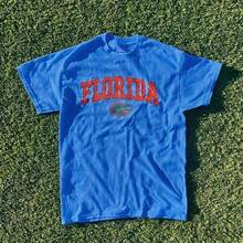 Summer New Short Sleeve Pattern Top ,Vintage Florida State Gators Shirt White New White All Sizes, Shirt Hot New Comfortable Retro Cotton T-Shirt-L91 - 藍色 - 查看 8