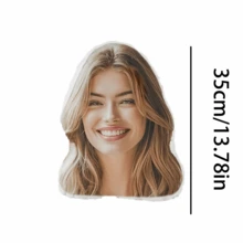 1pc Customized Personalized Photo Pillow Cushion Sofa Bedroom Home Decor Holiday Couple Parent-Child Pet Memorial Father's Day Mother's Day Halloween Christmas Valentine's Day Thanksgiving Easter April Fools' Day Unique And Funny Children's Toy Gift - Multicolor - View 13