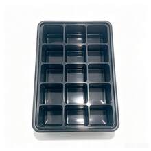 15-Cavity Silicone Ice Cube Tray With Spill-Proof Lid - Stackable, Dishwasher , Portable & Space-Saving, Suitable For Cocktails, Beverages, Outdoor Meals, Drink Cooling, Compact Storage, Mold, Freezer Storage, Home Bartender, Kitchen Must Have - Multicolor - View 11